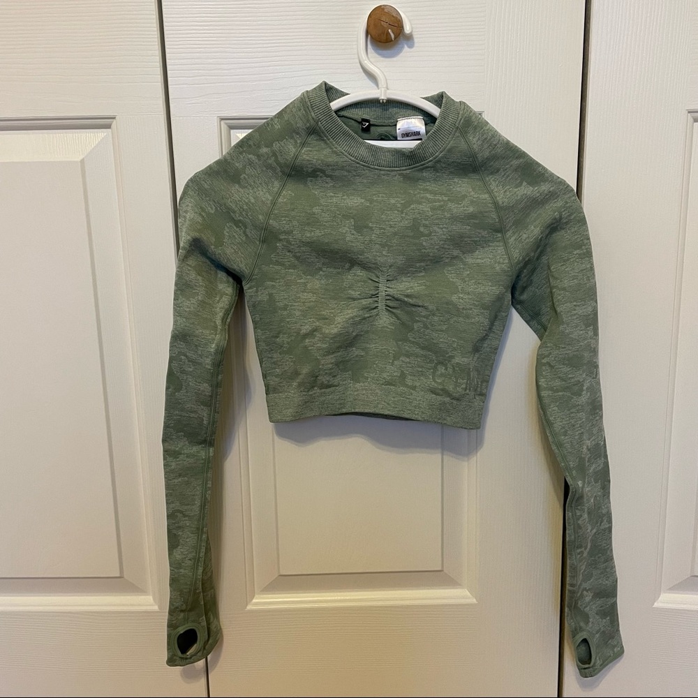 Gymshark Camo Crop Top